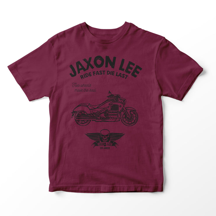 JL Ride Illustration for a Honda Valkyrie 2015 Motorbike fan T-shirt