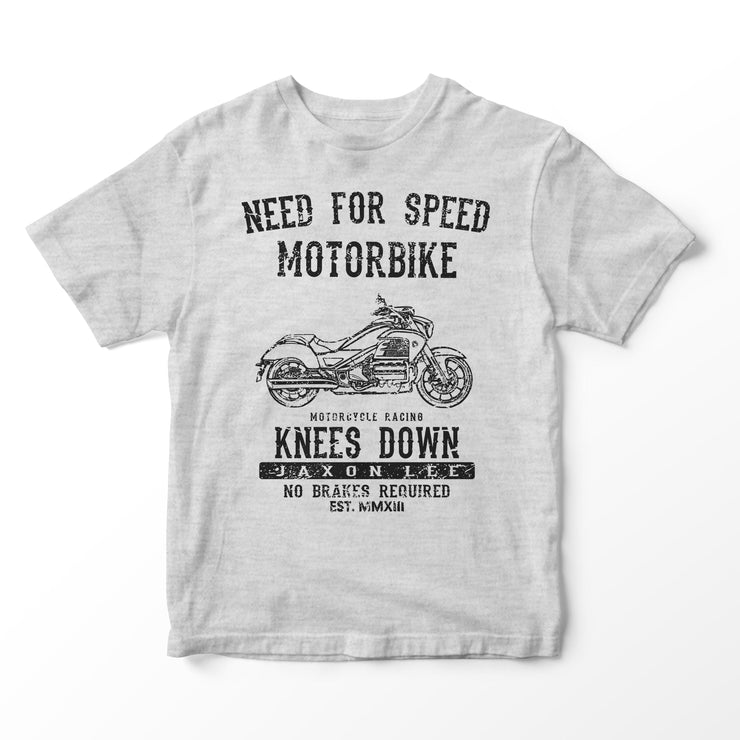 JL Speed Illustration for a Honda Valkyrie 2015 Motorbike fan T-shirt