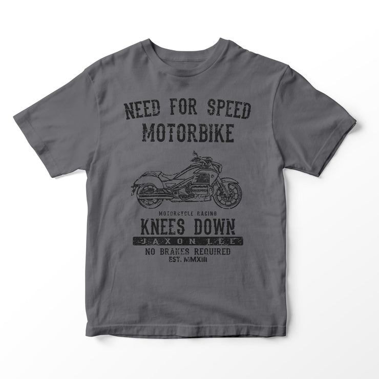 JL Speed Illustration for a Honda Valkyrie 2015 Motorbike fan T-shirt