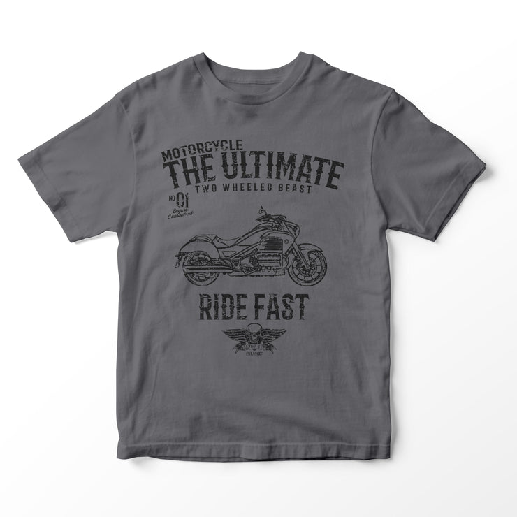 JL Ultimate Illustration for a Honda Valkyrie 2015 Motorbike fan T-shirt