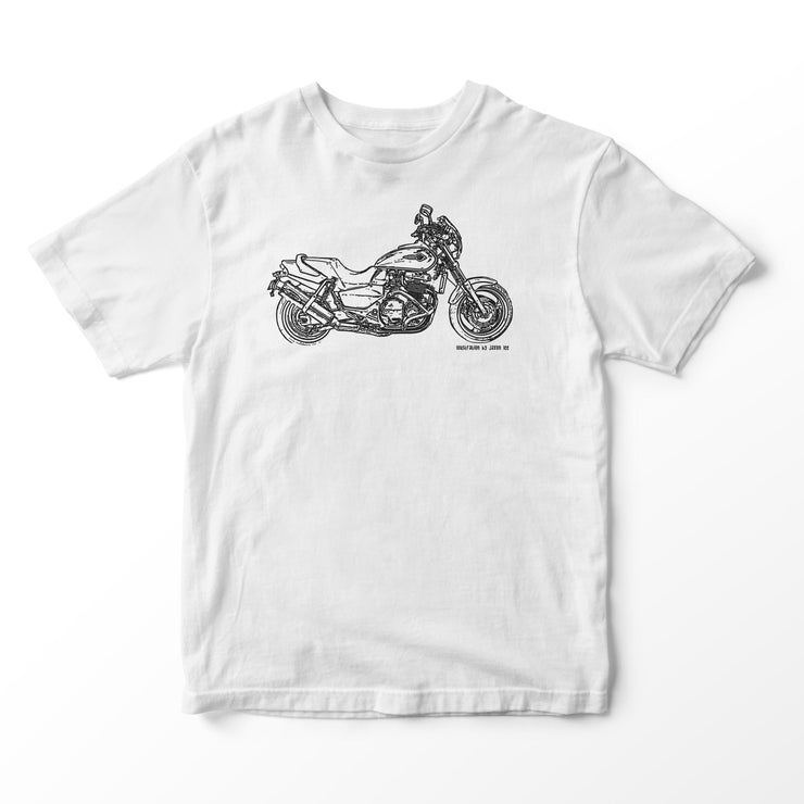 JL Illustration For A Honda X4 1997 Motorbike Fan T-shirt