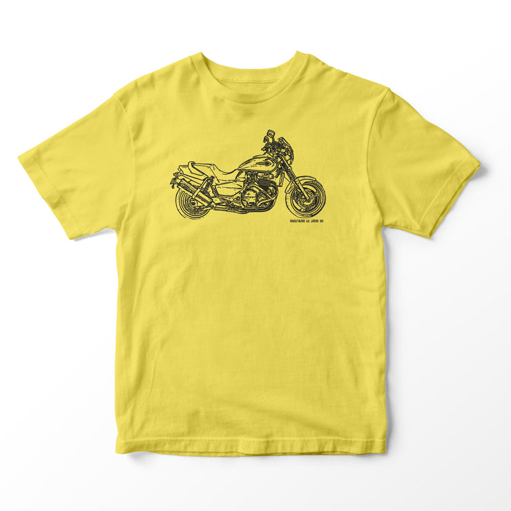 JL Illustration For A Honda X4 1997 Motorbike Fan T-shirt