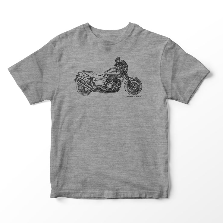 JL Illustration For A Honda X4 1997 Motorbike Fan T-shirt