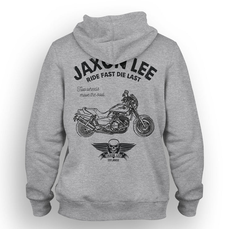 JL Ride Illustration For A Honda X4 1997 Motorbike Fan Hoodie
