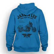 JL Ride Illustration For A Honda X4 1997 Motorbike Fan Hoodie