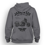 JL Ride Illustration For A Honda X4 1997 Motorbike Fan Hoodie