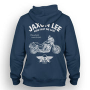 JL Ride Illustration For A Honda X4 1997 Motorbike Fan Hoodie
