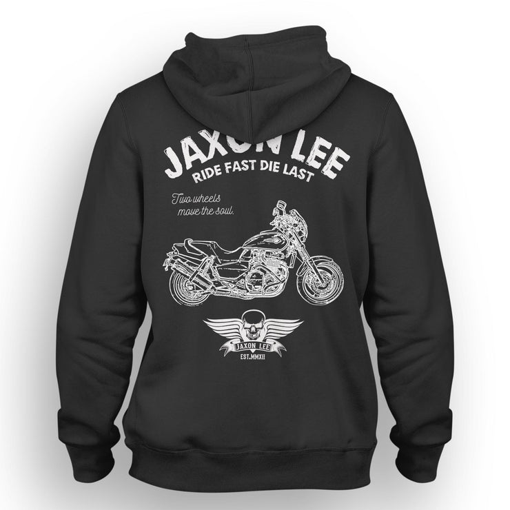 JL Ride Illustration For A Honda X4 1997 Motorbike Fan Hoodie