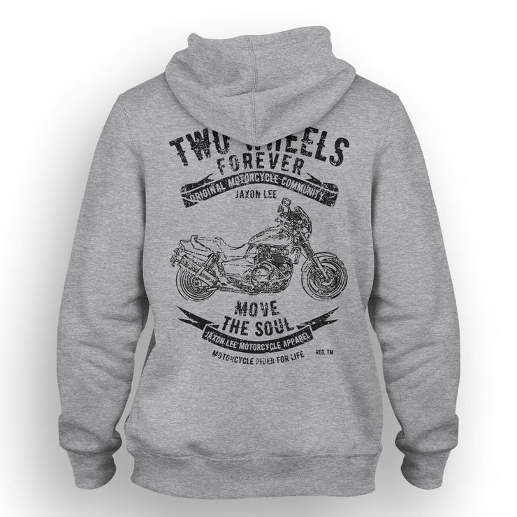 JL Soul Illustration For A Honda X4 1997 Motorbike Fan Hoodie