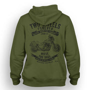 JL Soul Illustration For A Honda X4 1997 Motorbike Fan Hoodie