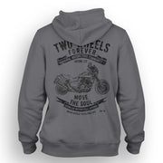 JL Soul Illustration For A Honda X4 1997 Motorbike Fan Hoodie