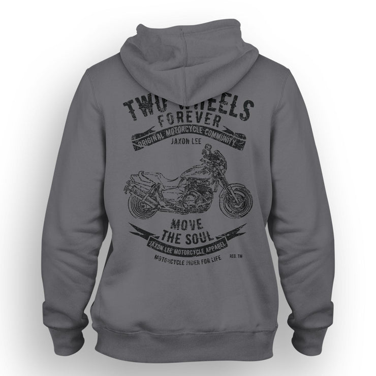 JL Soul Illustration For A Honda X4 1997 Motorbike Fan Hoodie