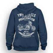 JL Soul Illustration For A Honda X4 1997 Motorbike Fan Hoodie