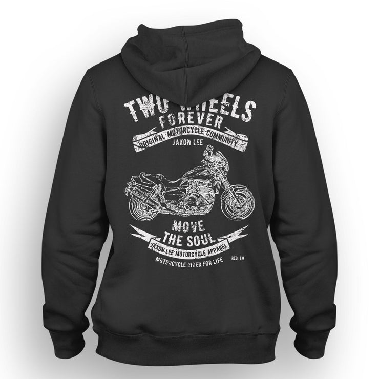 JL Soul Illustration For A Honda X4 1997 Motorbike Fan Hoodie