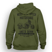 JL Speed Illustration For A Honda X4 1997 Motorbike Fan Hoodie