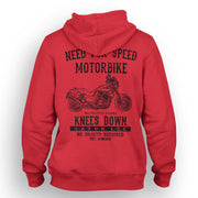 JL Speed Illustration For A Honda X4 1997 Motorbike Fan Hoodie