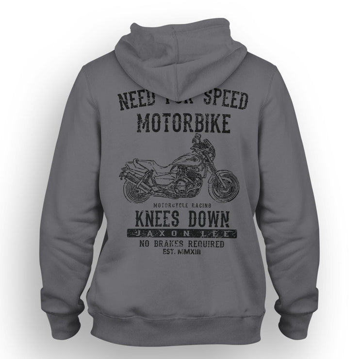 JL Speed Illustration For A Honda X4 1997 Motorbike Fan Hoodie