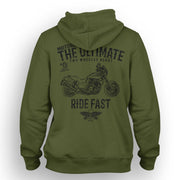 JL Ultimate Illustration For A Honda X4 1997 Motorbike Fan Hoodie