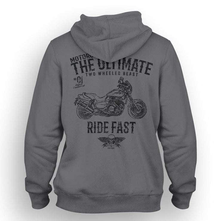 JL Ultimate Illustration For A Honda X4 1997 Motorbike Fan Hoodie