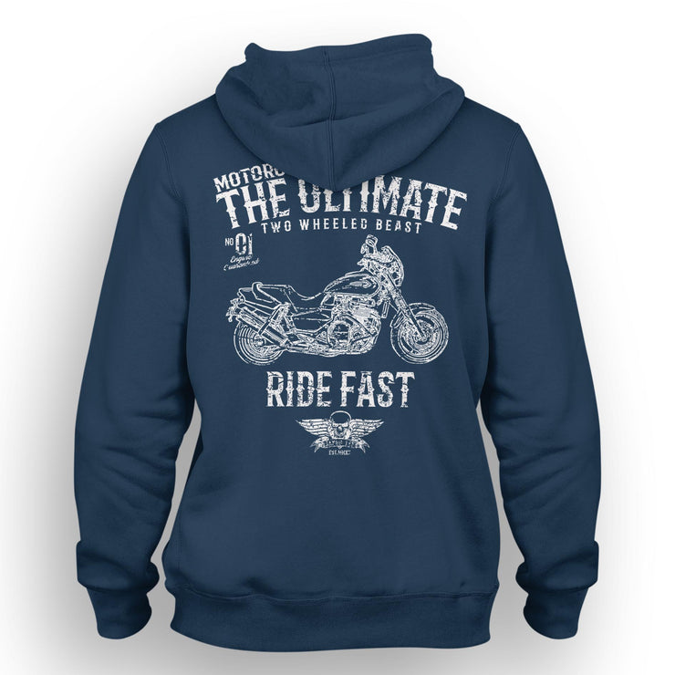 JL Ultimate Illustration For A Honda X4 1997 Motorbike Fan Hoodie