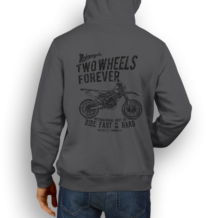 RH Illustration For A Yamaha WR450F Motorbike Fan Hoodie - Jaxon lee