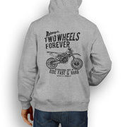 RH Illustration For A Yamaha WR450F Motorbike Fan Hoodie - Jaxon lee