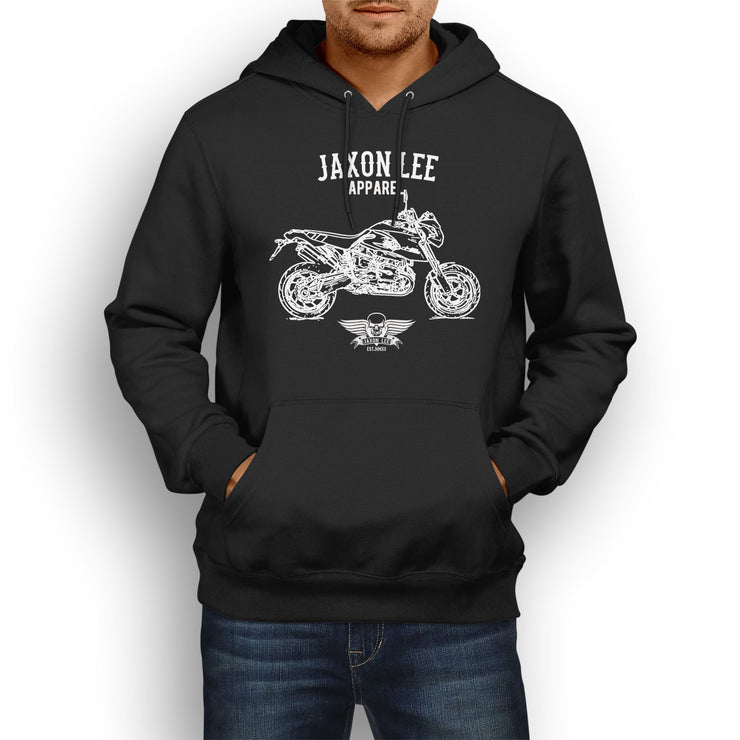 Jaxon Lee Illustration For A BMW HP2 Megamoto Fan Hoodie