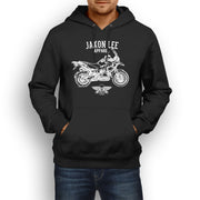 Jaxon Lee Illustration For A BMW R1200GS Adventure 2012 Fan Hoodie