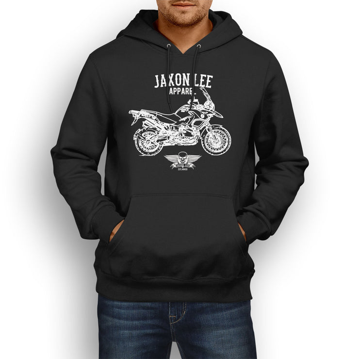 Jaxon Lee Illustration For A BMW R1200GS Adventure 2012 Fan Hoodie