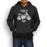 Jaxon Lee Illustration For A Ducati Hyperstrada 1100 Motorbike Fan Hoodie