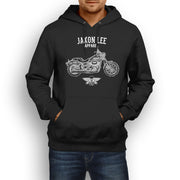 Jaxon Lee Harley Davidson Low Rider inspired Motorcycle Art Hoody - Jaxon lee
