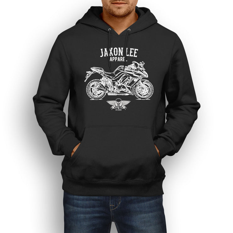 Jaxon Lee Illustration For A Kawasaki Z1000SX 2016 Motorbike Fan Hoodie