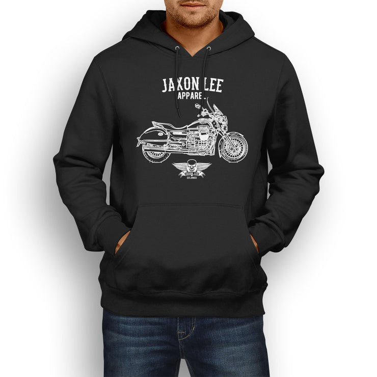 Jaxon Lee Moto Guzzi California 1400 Touring inspired Motorcycle Art Hoody - Jaxon lee