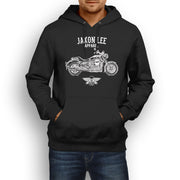 Jaxon Lee Moto Guzzi Eldorado inspired Motorcycle Art Hoody - Jaxon lee