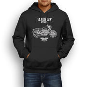 Jaxon Lee Moto Guzzi V7III Stone inspired Motorcycle Art Hoody - Jaxon lee