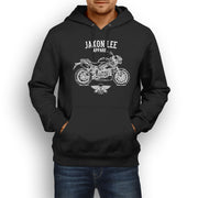 Jaxon Lee Illustration For A Triumph Speed Triple 2015 Motorbike Fan Hoodie