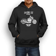 Jaxon Lee Illustration For A Victory Gunner Motorbike Fan Hoodie