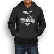 Jaxon Lee Illustration For A Victory Octane Motorbike Fan Hoodie