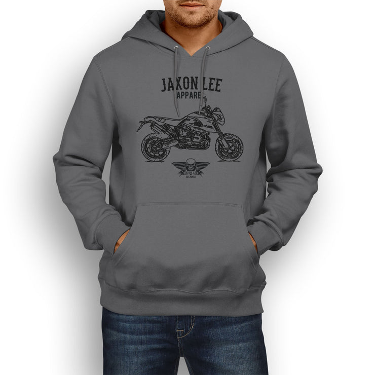 Jaxon Lee Illustration For A BMW HP2 Megamoto Fan Hoodie