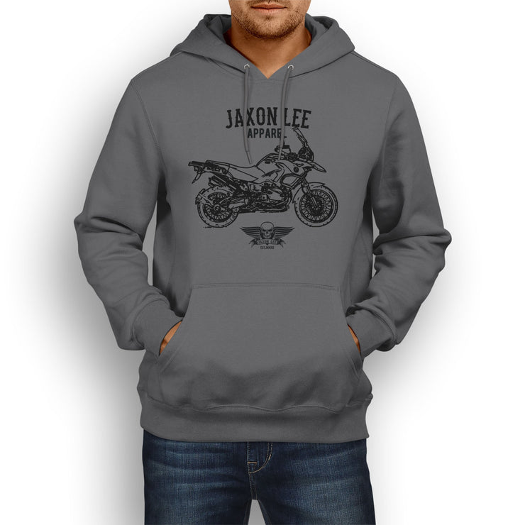 Jaxon Lee Illustration For A BMW R1200GS Adventure 2012 Fan Hoodie