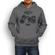 Jaxon Lee Illustration For A Ducati 749 Motorbike Fan Hoodie