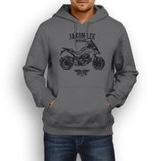 Jaxon Lee Illustration For A Ducati Multistrada 1200 DVT 2015 Motorbike Fan Hood