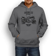 Jaxon Lee Illustration For A Hyosung GT250R Motorbike Fan Hoodie