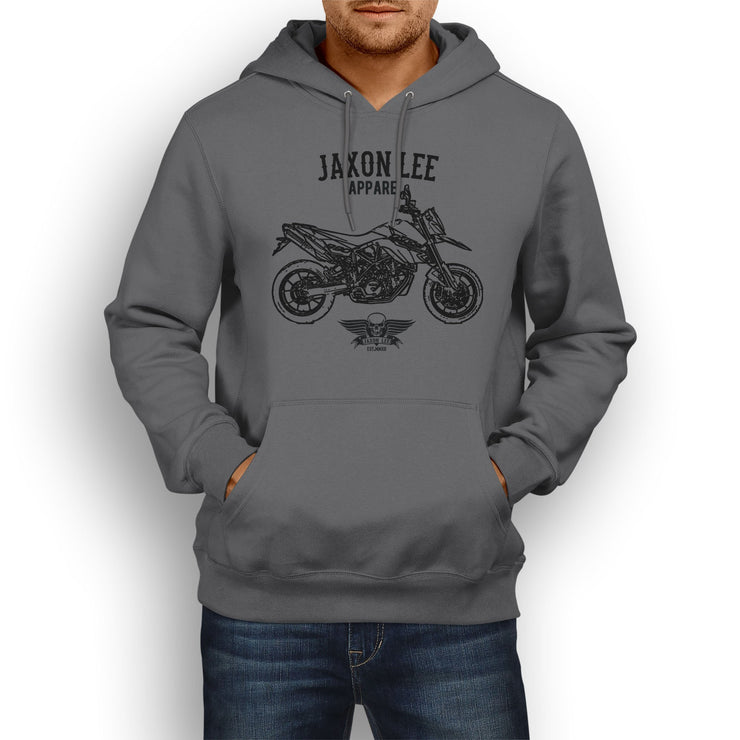 Jaxon Lee KTM 950 Supermoto R inspired Motorcycle Art Hoody - Jaxon lee