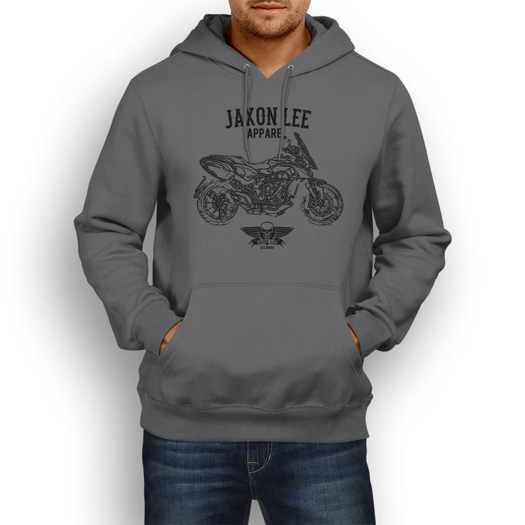 Jaxon Lee MV Agusta Stradale 800 inspired Motorcycle Art Hoody - Jaxon lee