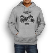 Jaxon Lee Illustration For A Ducati 1098S Motorbike Fan Hoodie