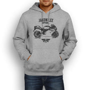 Jaxon Lee Illustration For A Ducati 749R Motorbike Fan Hoodie