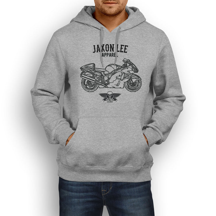Jaxon Lee Illustration For A Suzuki Hayabusa GSX 1300R Motorbike Fan Hoodie