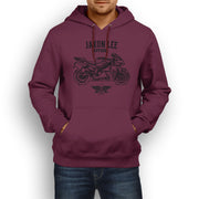 Jaxon Lee Illustration for a Aprilia RSV1000R Motorbike fan Hoodie