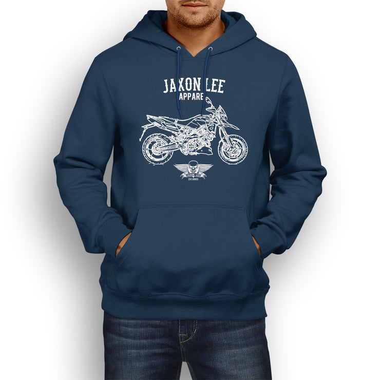 Jaxon Lee Illustration for a Aprilia Dorsoduro 900 Motorbike fan Hoodie